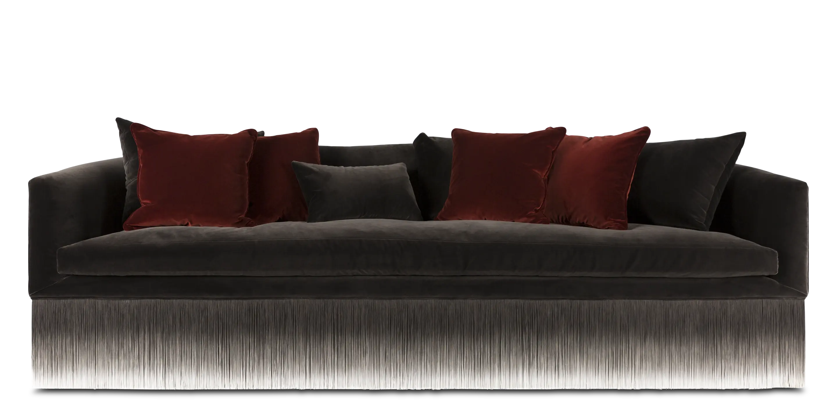 Amami Sofa dark grey front view